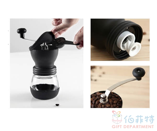 手搖咖啡豆磨豆機+儲存瓶