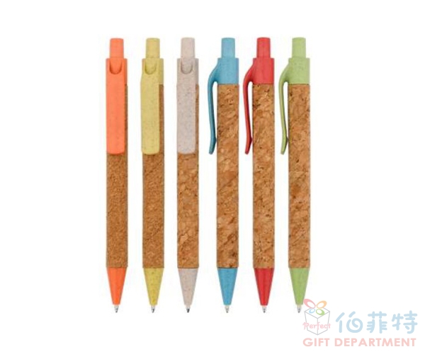 可分解環保小麥秸稈與軟木筆(E20458)