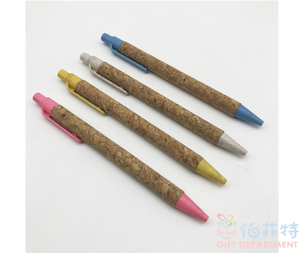 環保軟木與小麥結合筆(E23124)