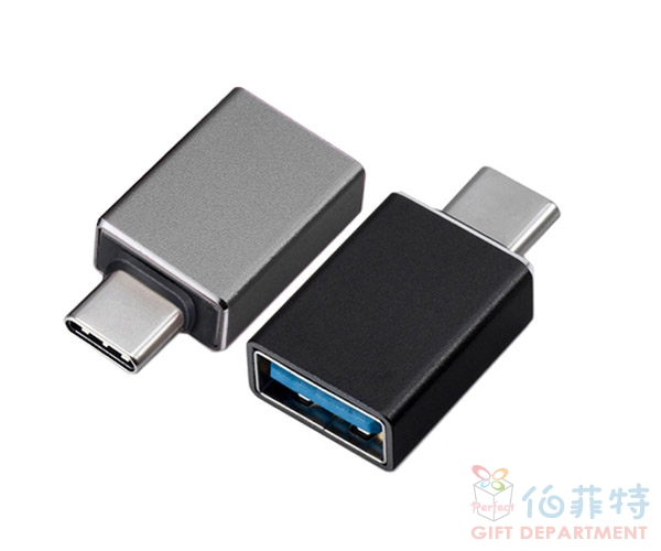 3.1Type-C公轉USB3.0母OTG鋁合金轉接頭