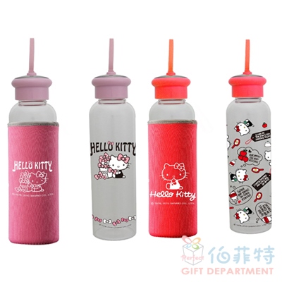 Hello Kitty 耐熱玻璃水瓶-500ml
