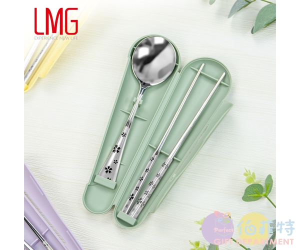 LMG 316繽紛櫻花環保餐具組