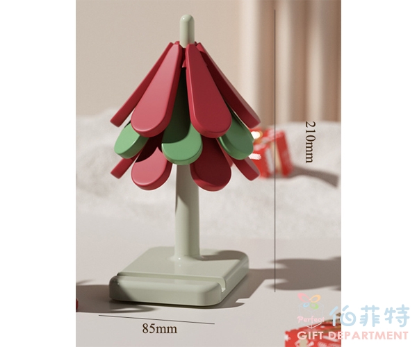 聖誕樹造型矽膠隔熱墊