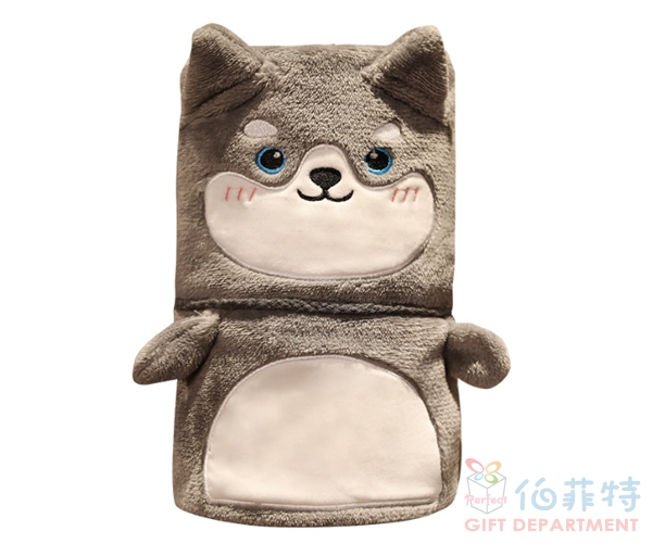 動物造型捲毯