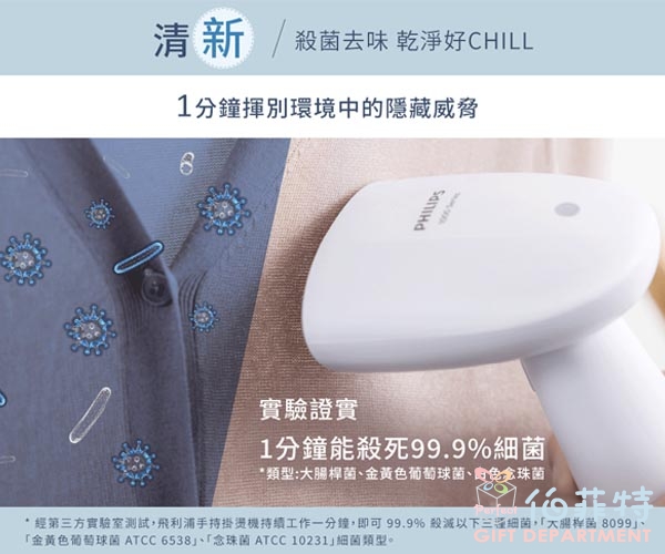 Philips 飛利浦 蒸氣迷你輕巧掛燙機