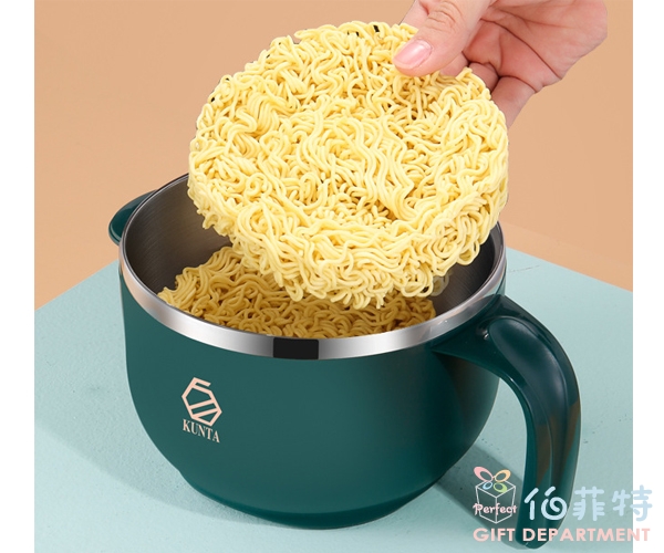 304不銹鋼帶蓋泡麵碗
