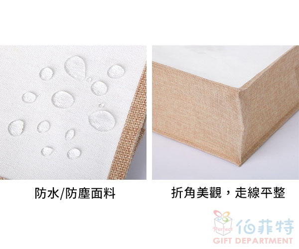 亞麻帆布拼接購物袋