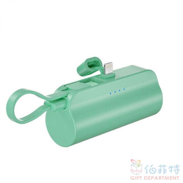 馬卡龍膠囊行動電源5000mAh