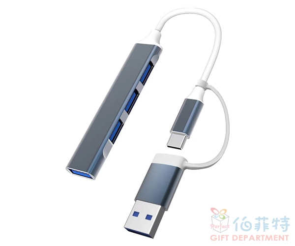 二合一 USB 擴充集線器