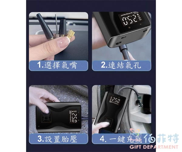 便攜式車載充氣打氣機