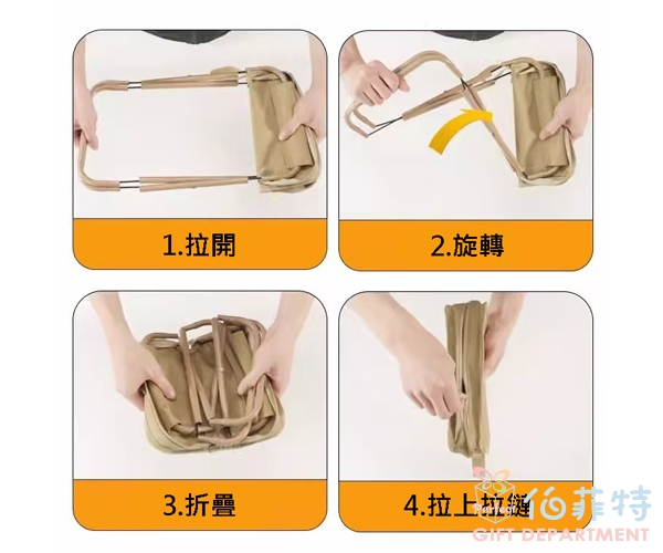 輕巧便攜多功能手包凳
