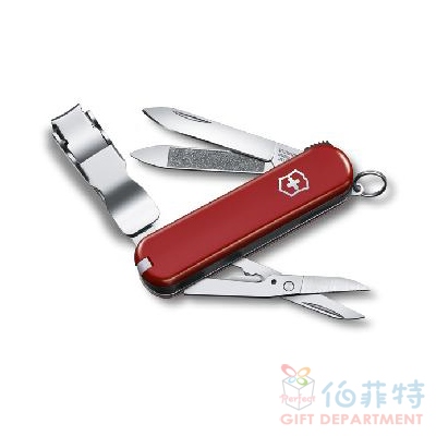 VICTORINOX 瑞士維氏透明紅指甲剪瑞士刀