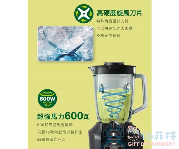 Philips 飛利浦 超活氧果汁機(玻璃壺)