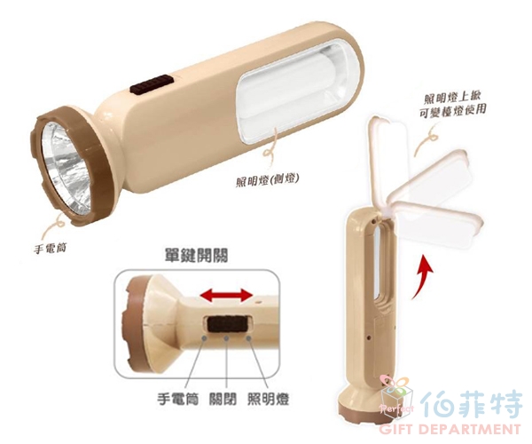 妙管家 三合一多功能手電筒