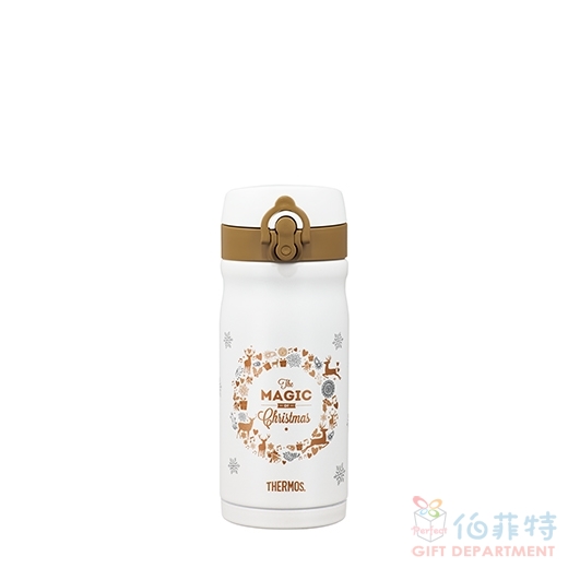 膳魔師 聖誕節篇-白色 不銹鋼真空保溫瓶