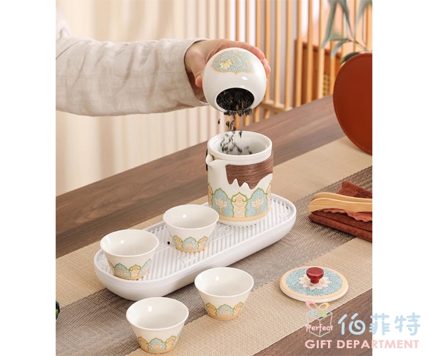 陶瓷旅行泡茶組
