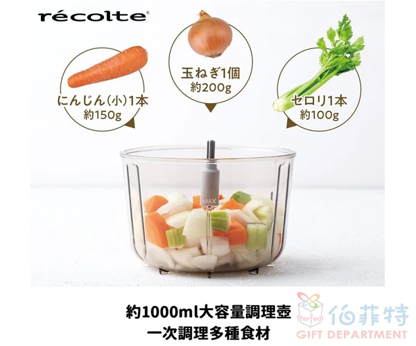 recolte Combo 食物調理機