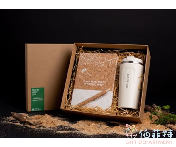 環保循環軟木與棉麻筆記本