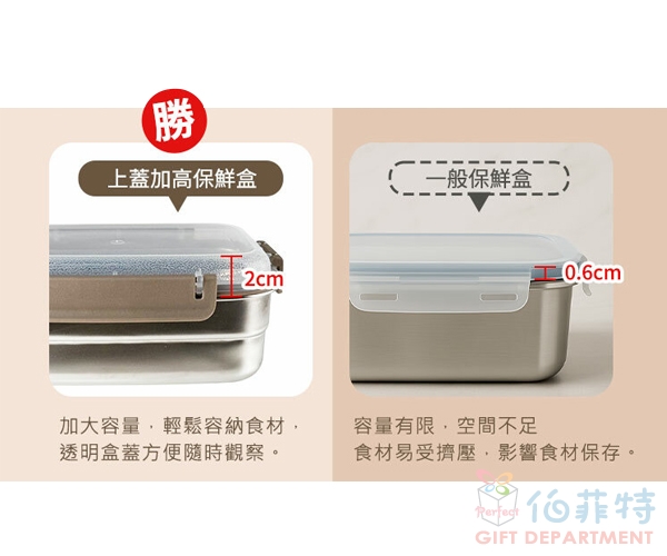 【掌廚可樂膳】 可微波不鏽鋼保鮮盒850ml