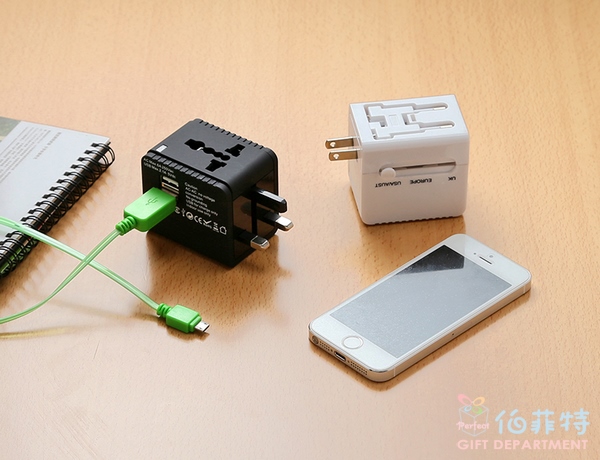 2A轉接頭附2孔USB