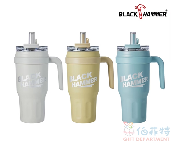 【BLACK HAMMER】不鏽鋼保溫保冰手提冰壩杯1200ML