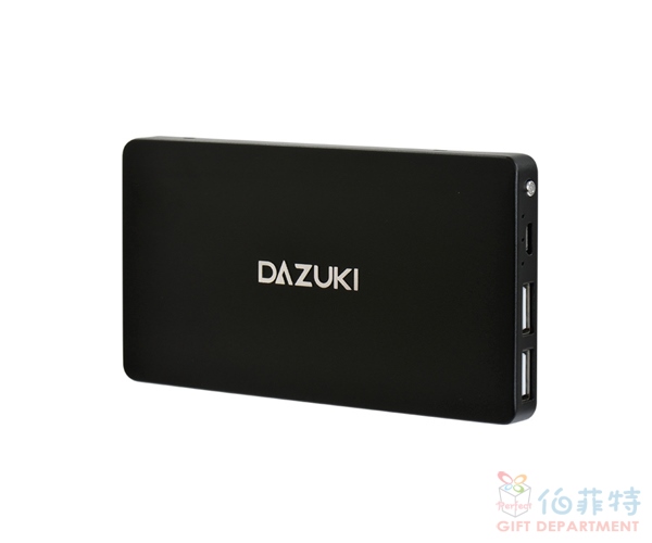 DAZUKI 鋰聚合物行動電源9800mAh-黑