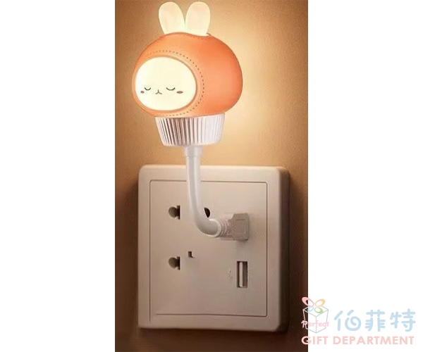 直插式USB小夜燈