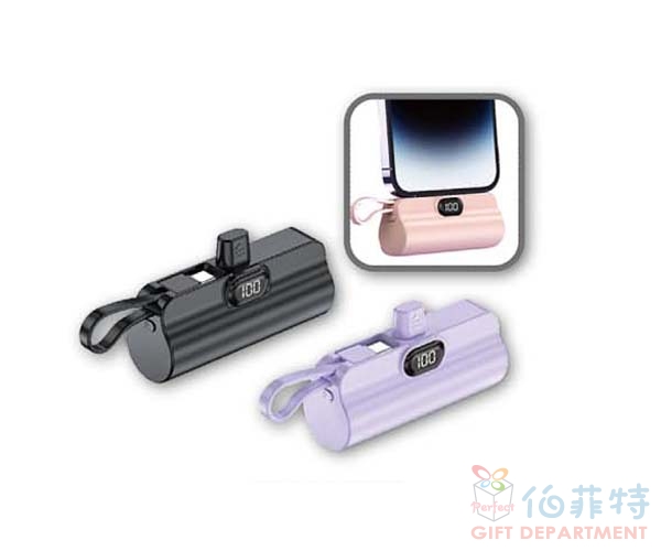 數顯膠囊行動電源-2